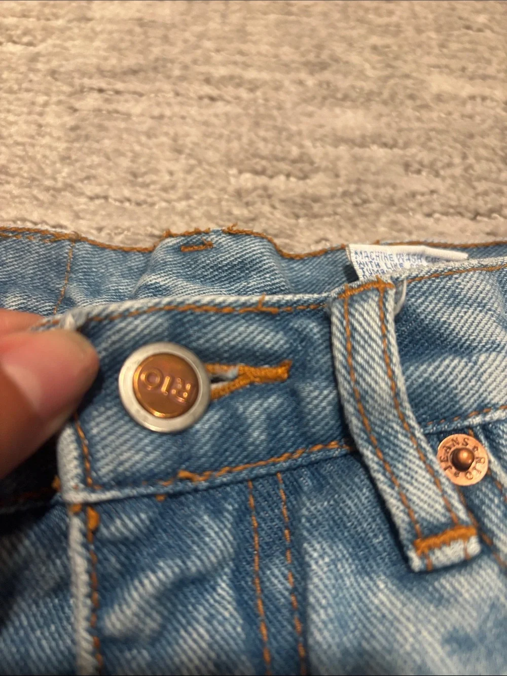 Rio vintage High-Waist Women's Jeans - Light Blue size 7 - Picture 3 of 6